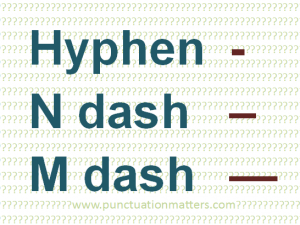 difference between the en dash and em dash